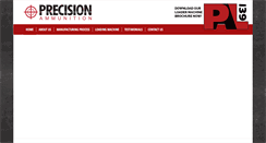 Desktop Screenshot of precisionammunition.com